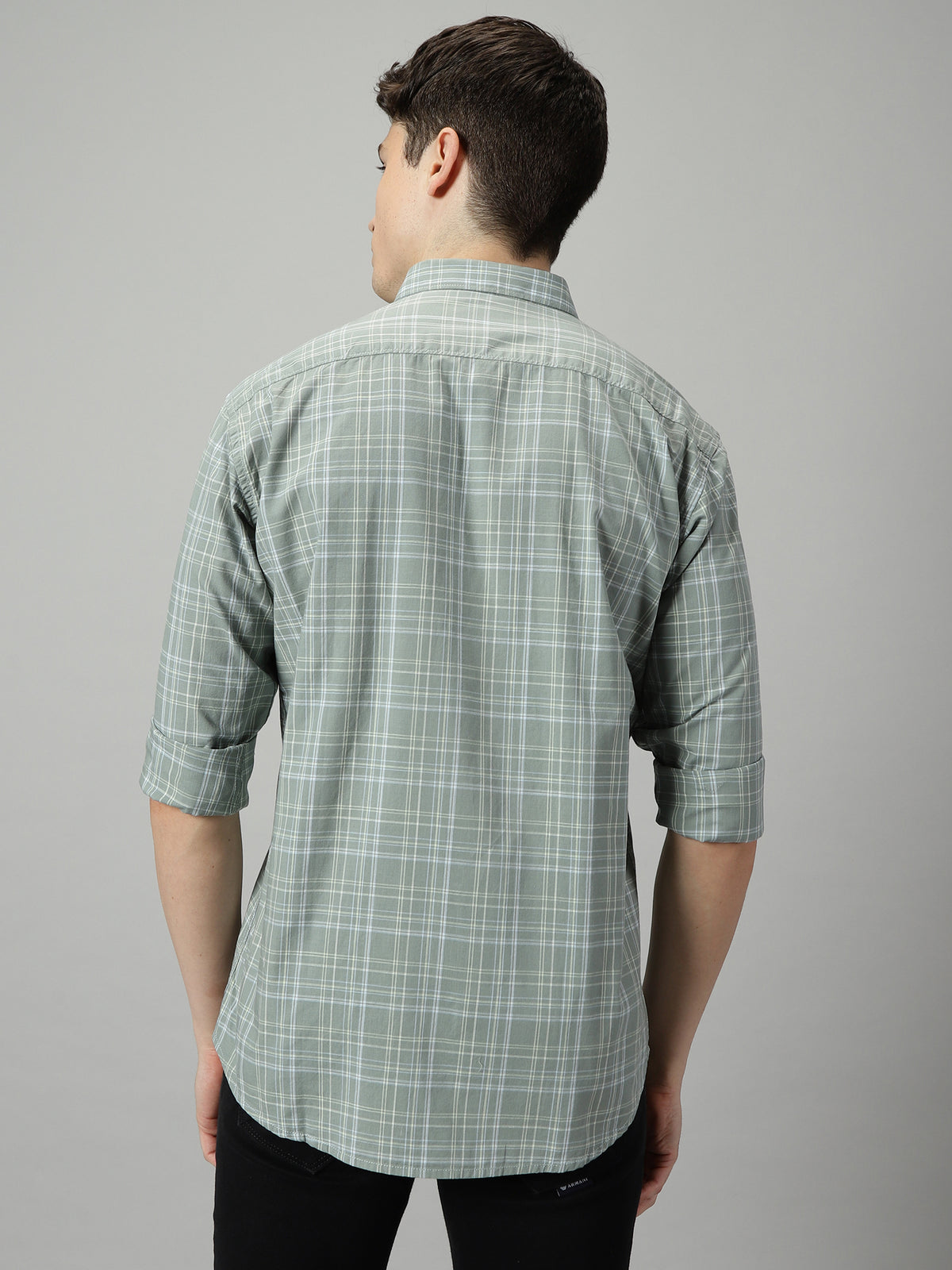 Pale Emerald Check Shirt