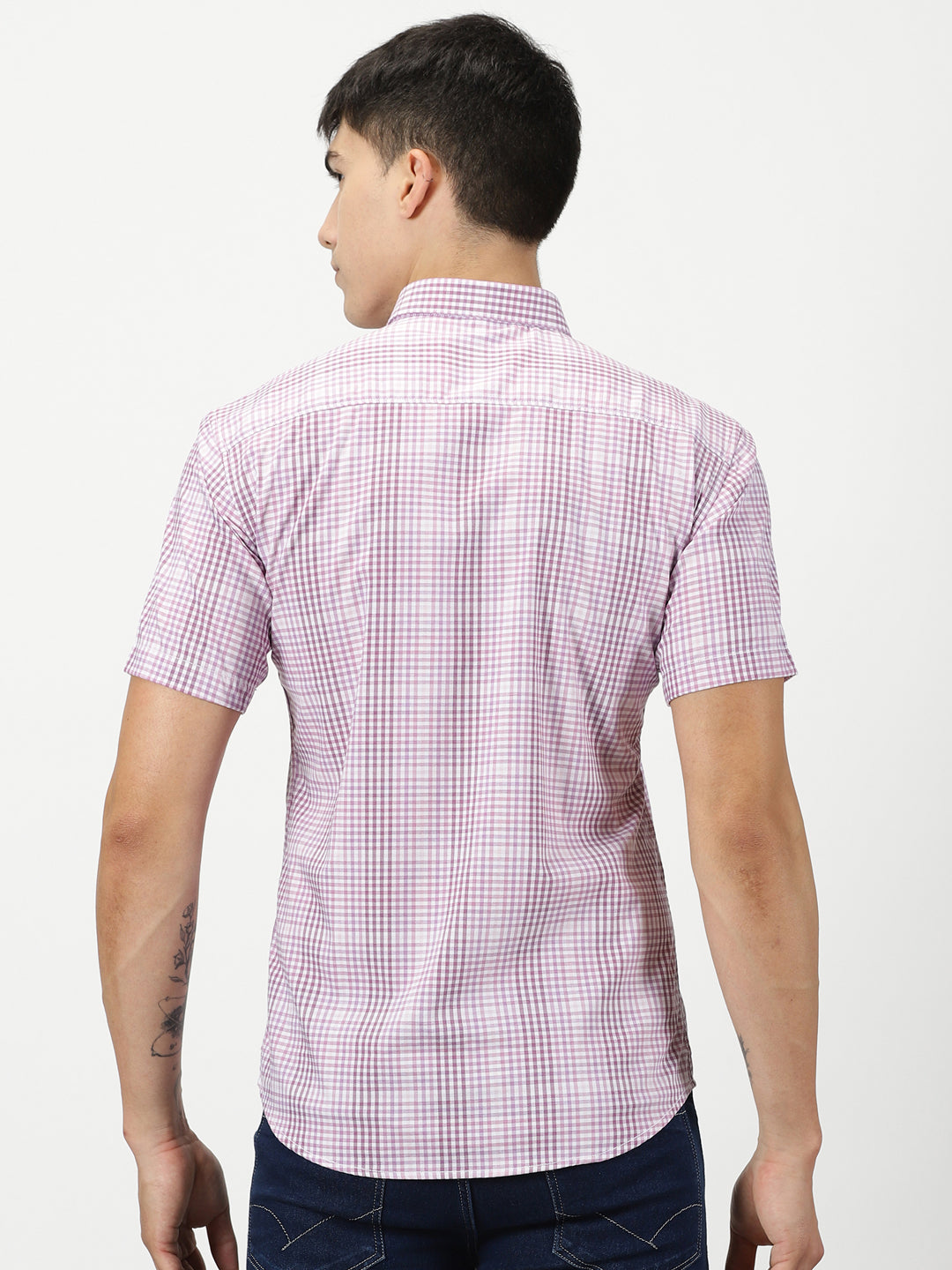 Mauve Grid Shirt