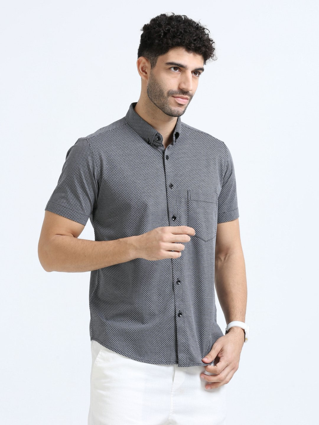 Buy Noir Classic Knit Men's Shirt Online