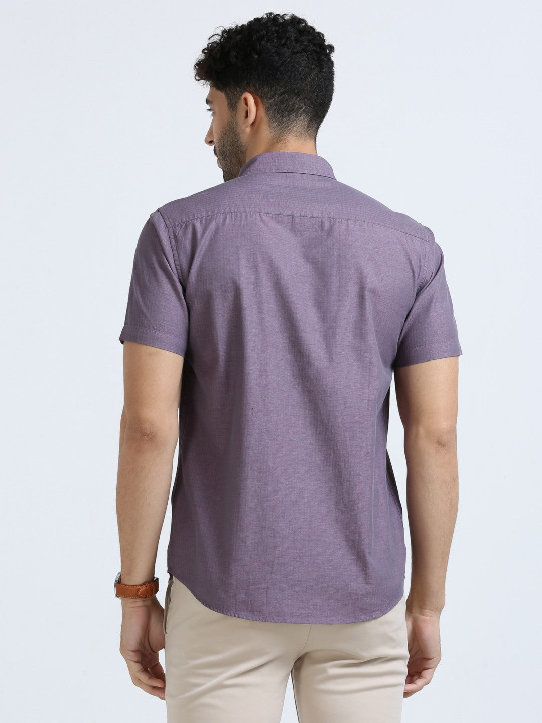 Buy Violet Breeze Cotton Men's Shirt Online