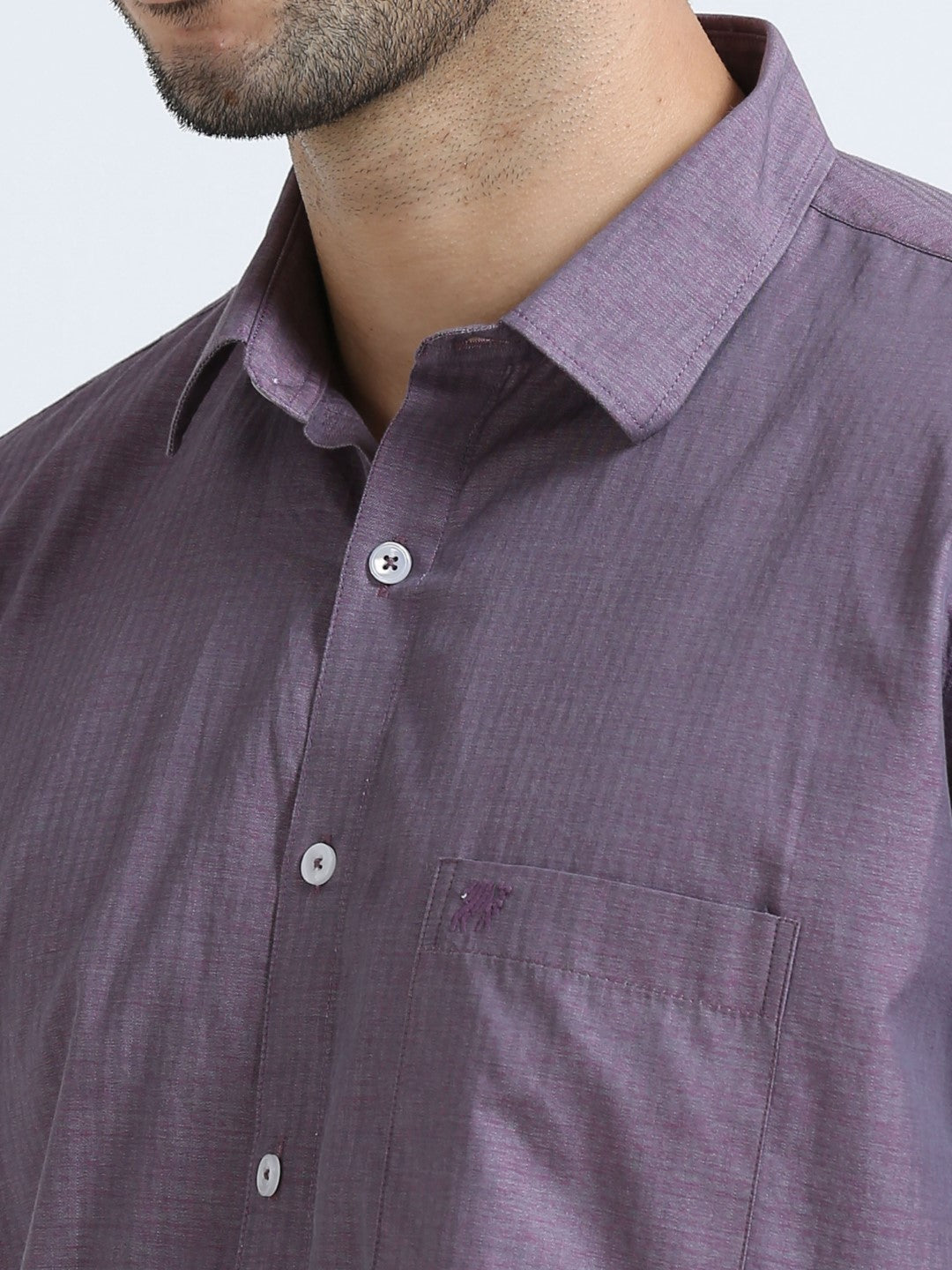 Buy Violet Breeze Cotton Men's Shirt Online