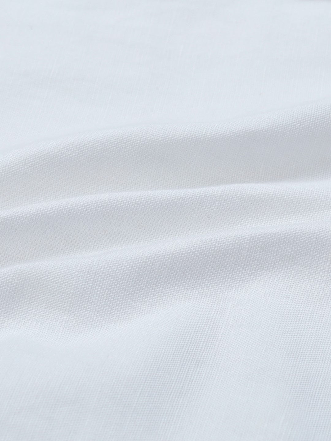 Classic White Linen Blend Shirt