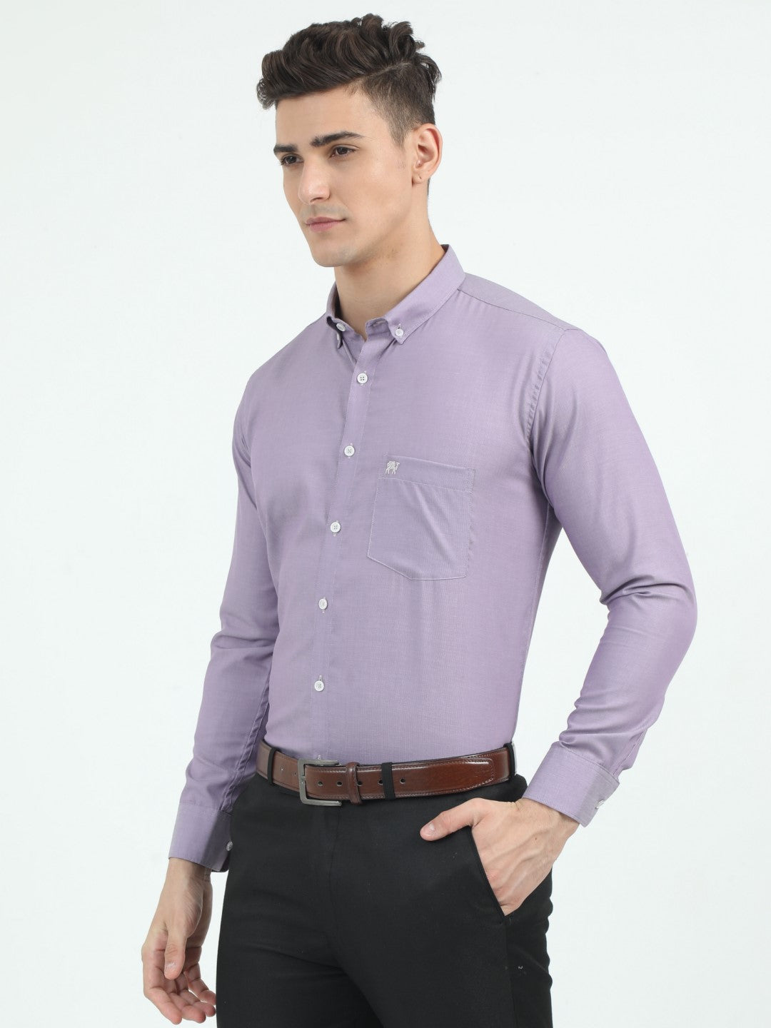 Buy Lilac FormalMen's Shirt Online