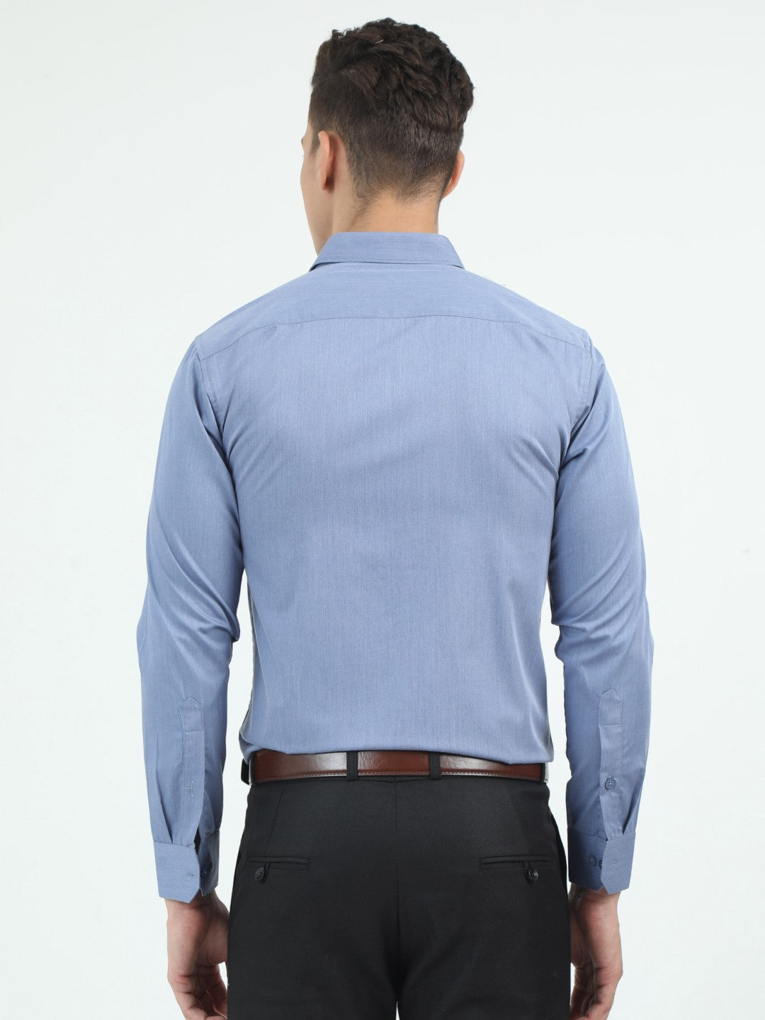 Buy Dusty Blue Formal Men's Shirt Online