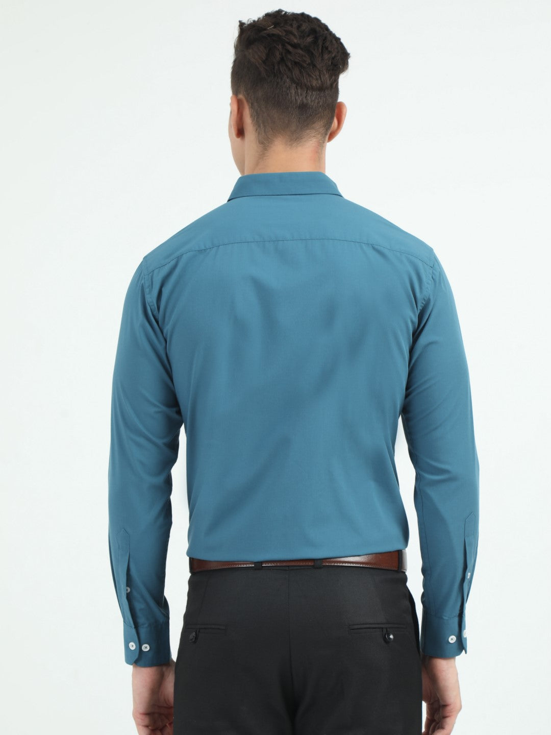 Buy Deep Teal Formal Men's Shirt Online