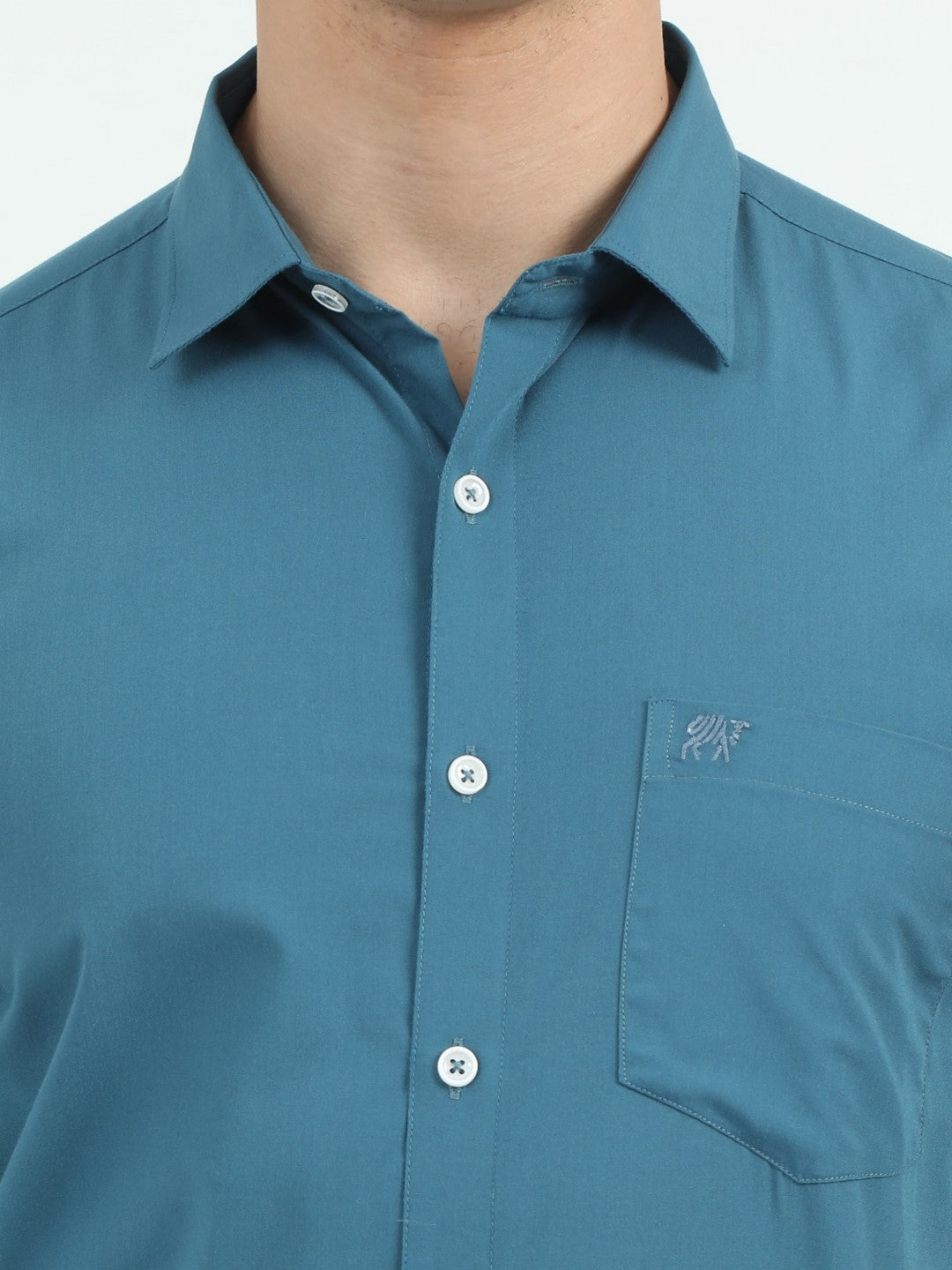 Buy Deep Teal Formal Men's Shirt Online