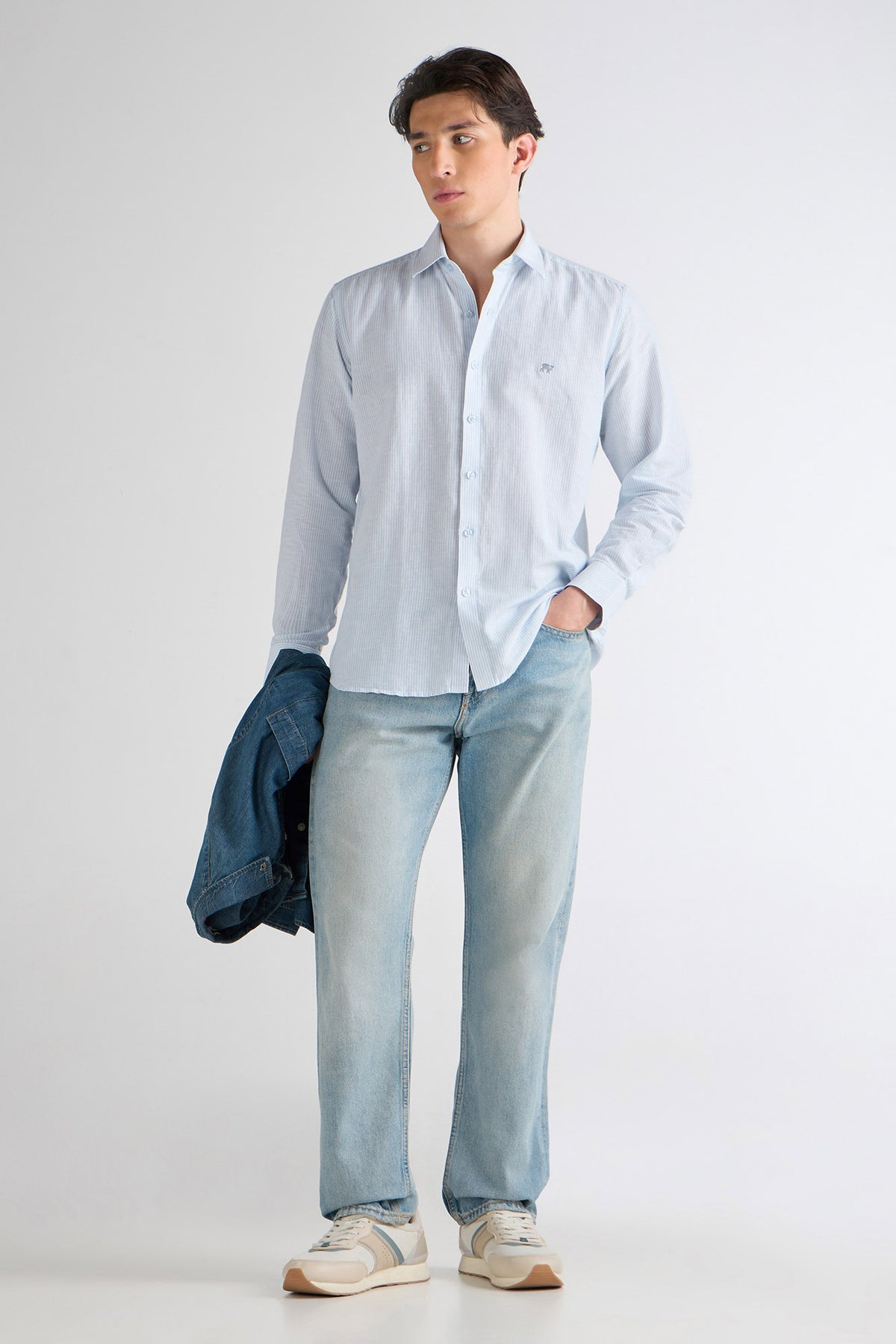 Fine Stripes Linen Shirt