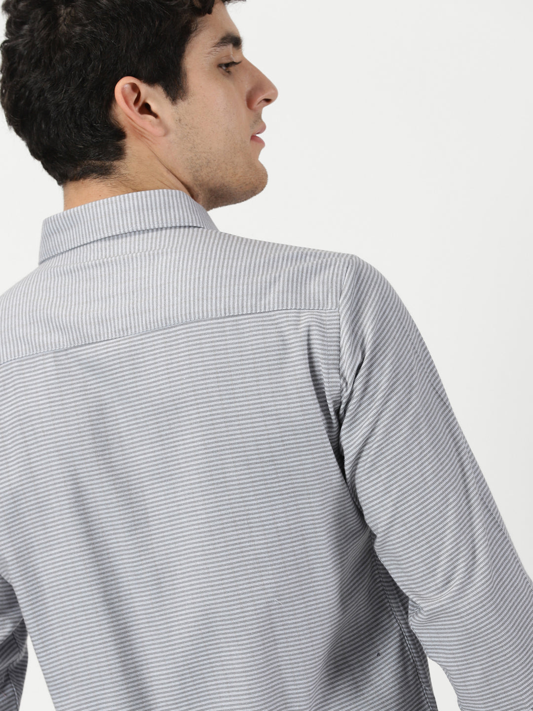 Light Grey Stripe Shirt