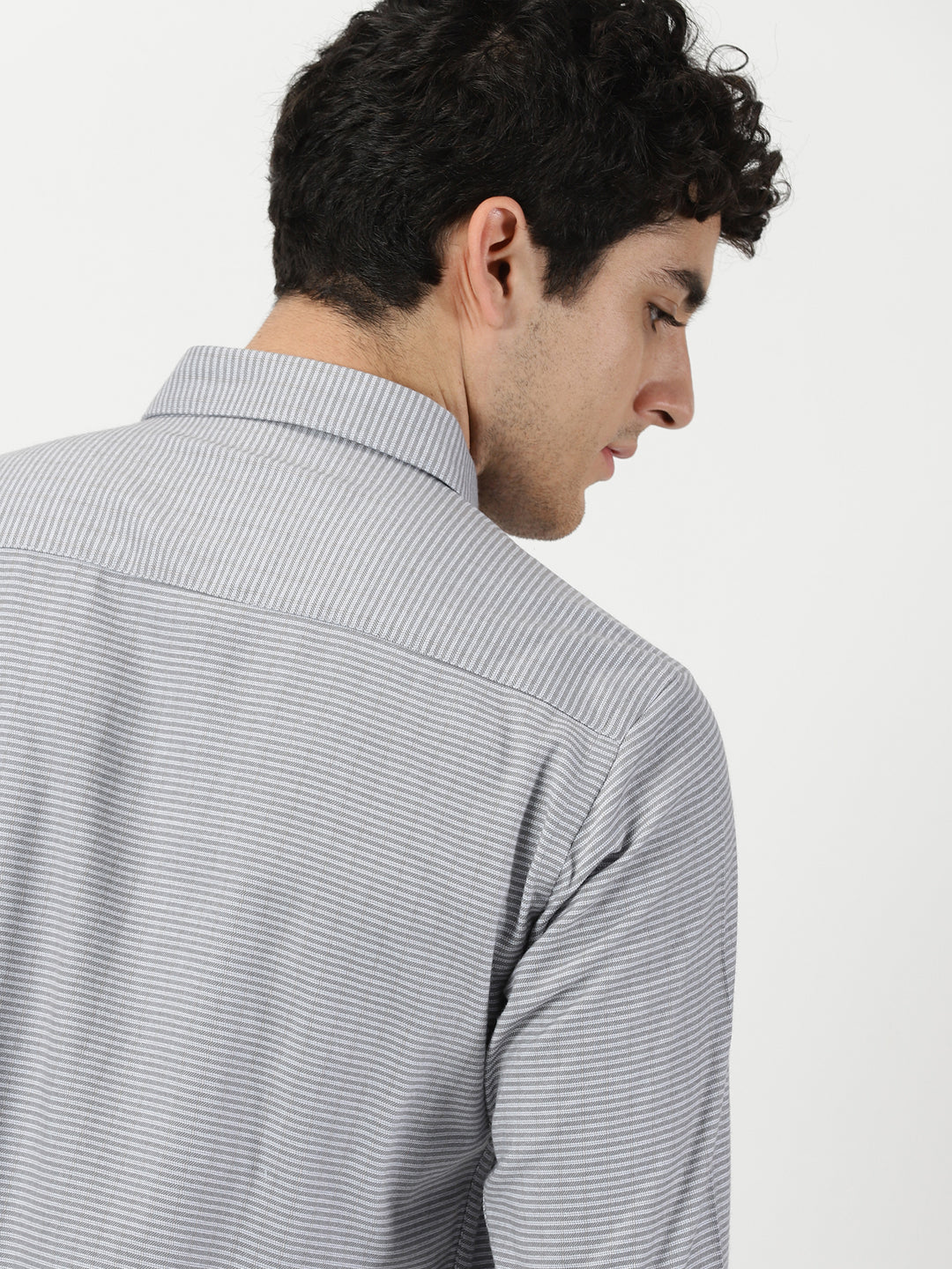 Light Grey Stripe Shirt