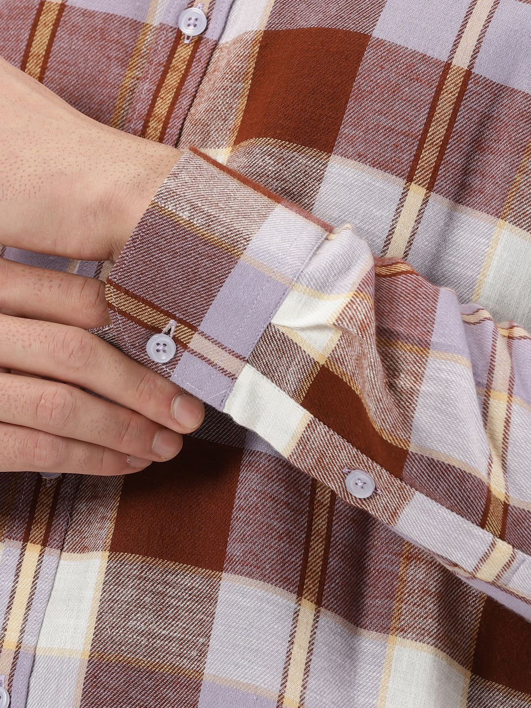 Purple Plaid Shirt