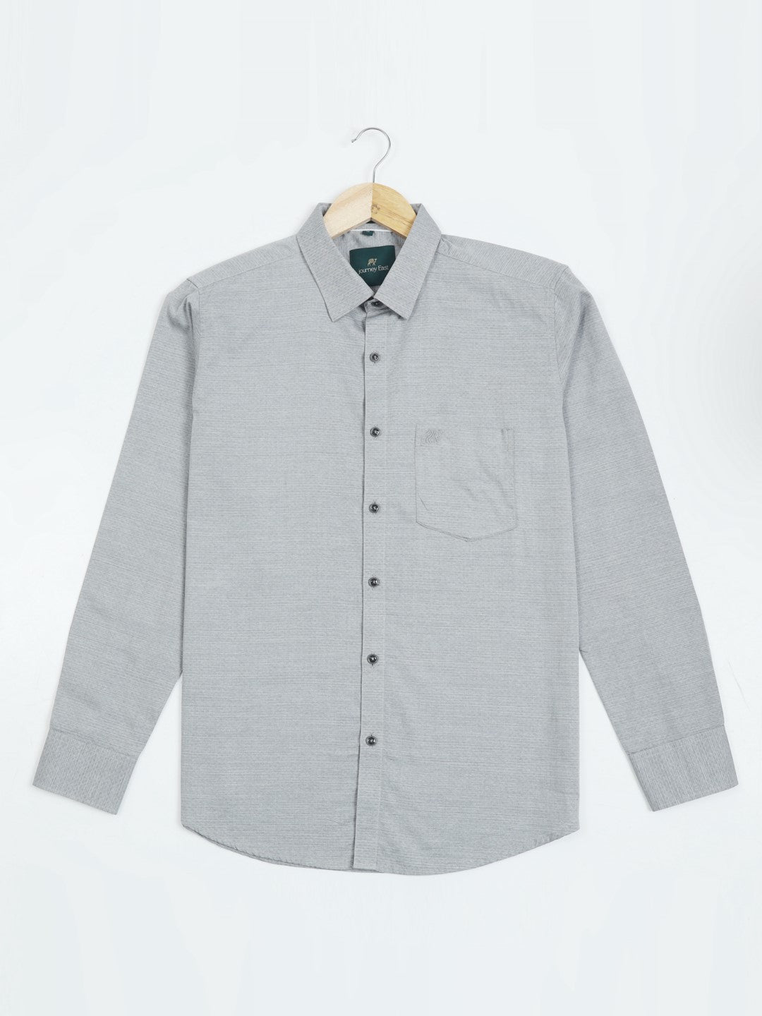 Buy Ash Grey Formal Men's Shirt Online