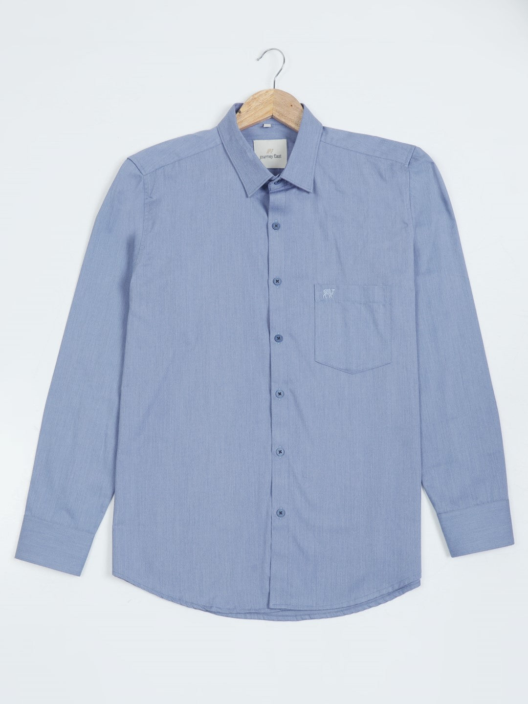 Dusty blue mens dress shirt on sale