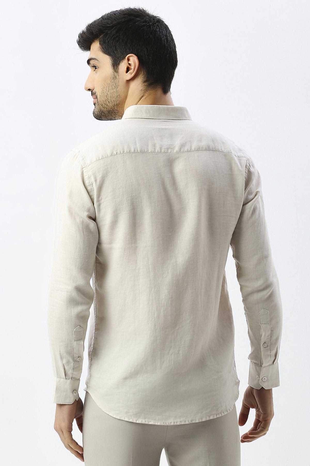 Ivory Pure Linen Shirt