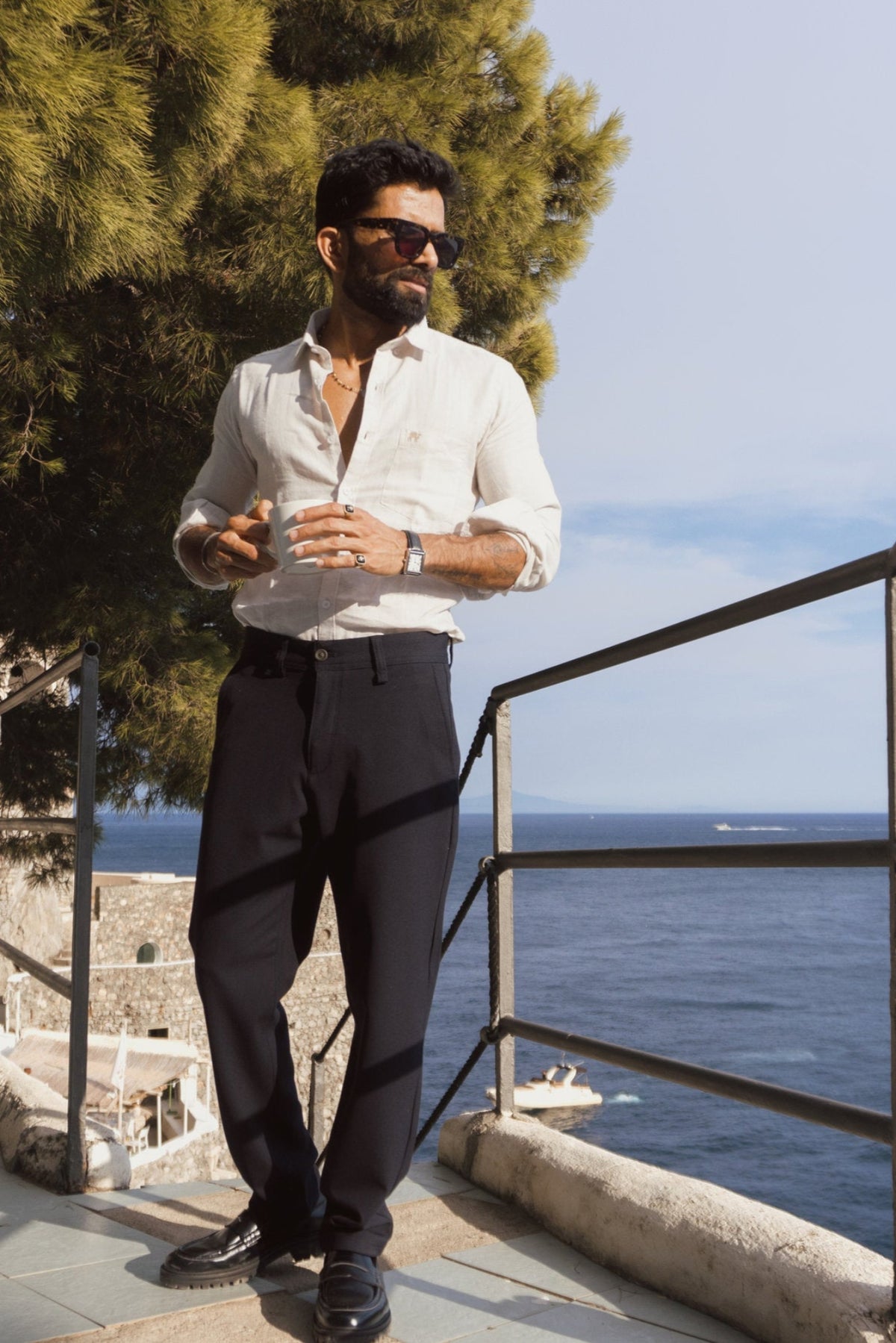 Ivory Pure Linen Shirt