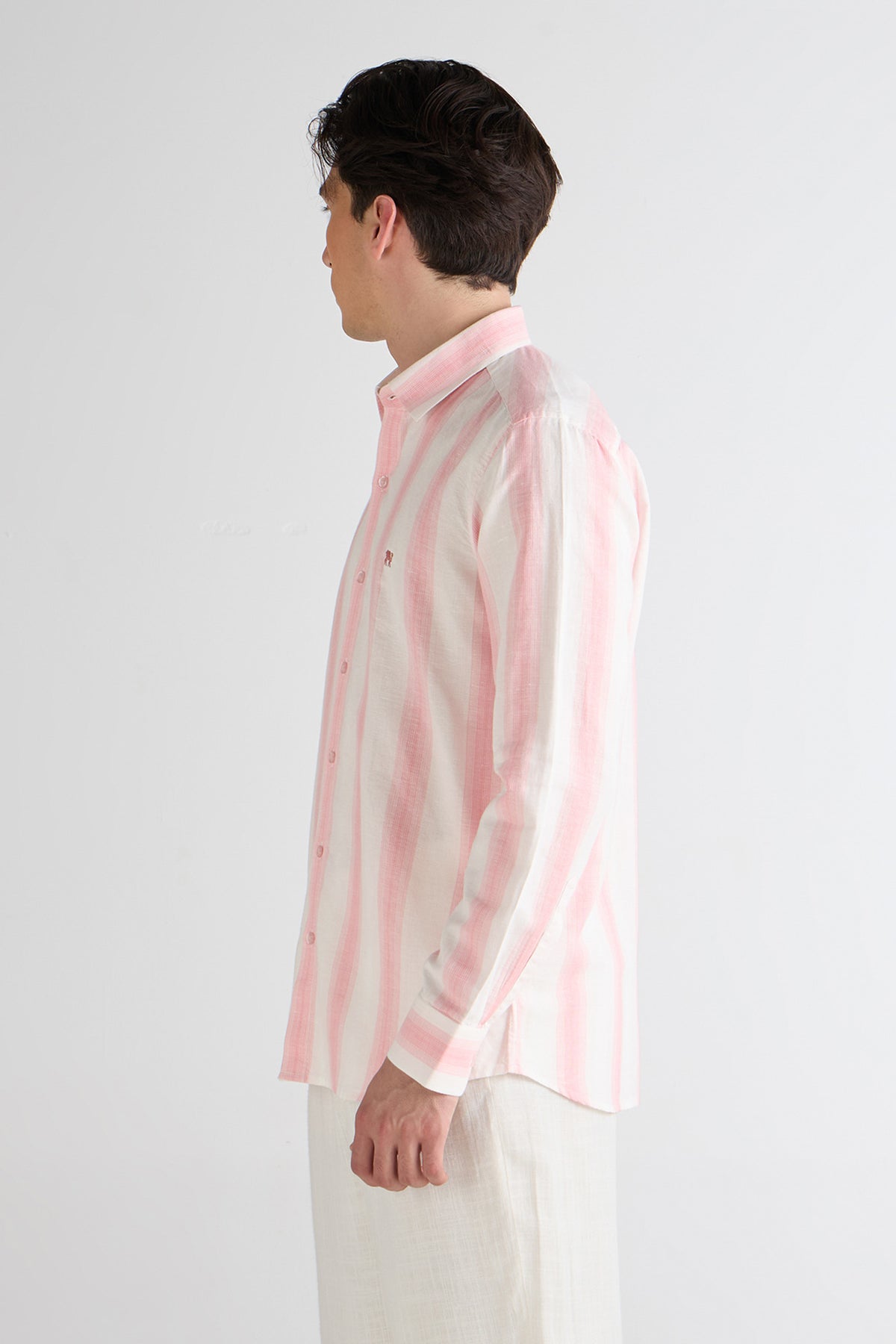 Hemp in Pink Stripes