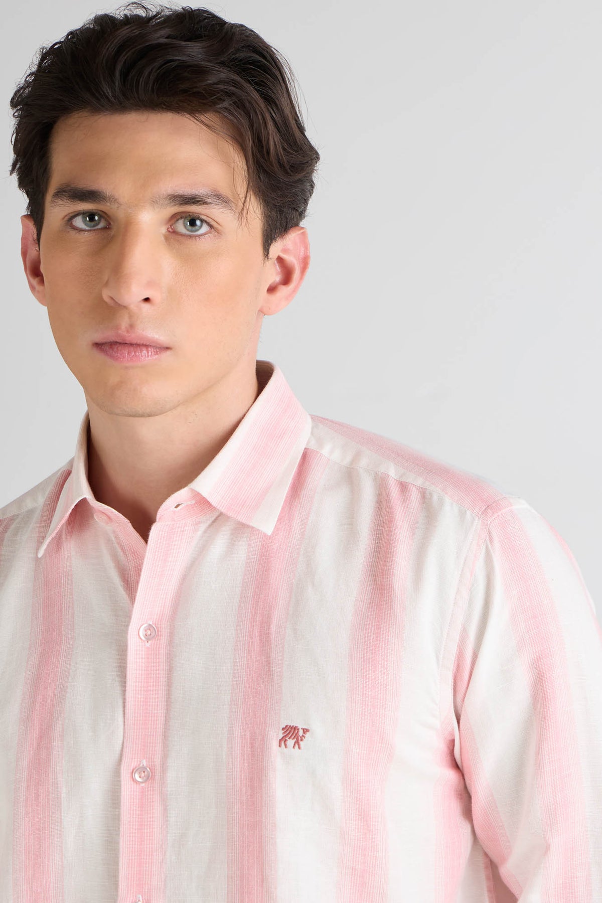 Hemp in Pink Stripes