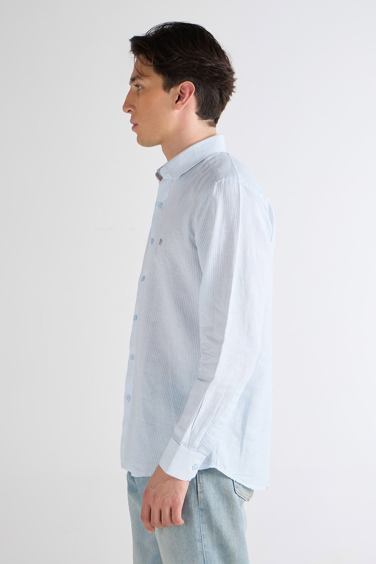 Fine Stripes Linen Shirt