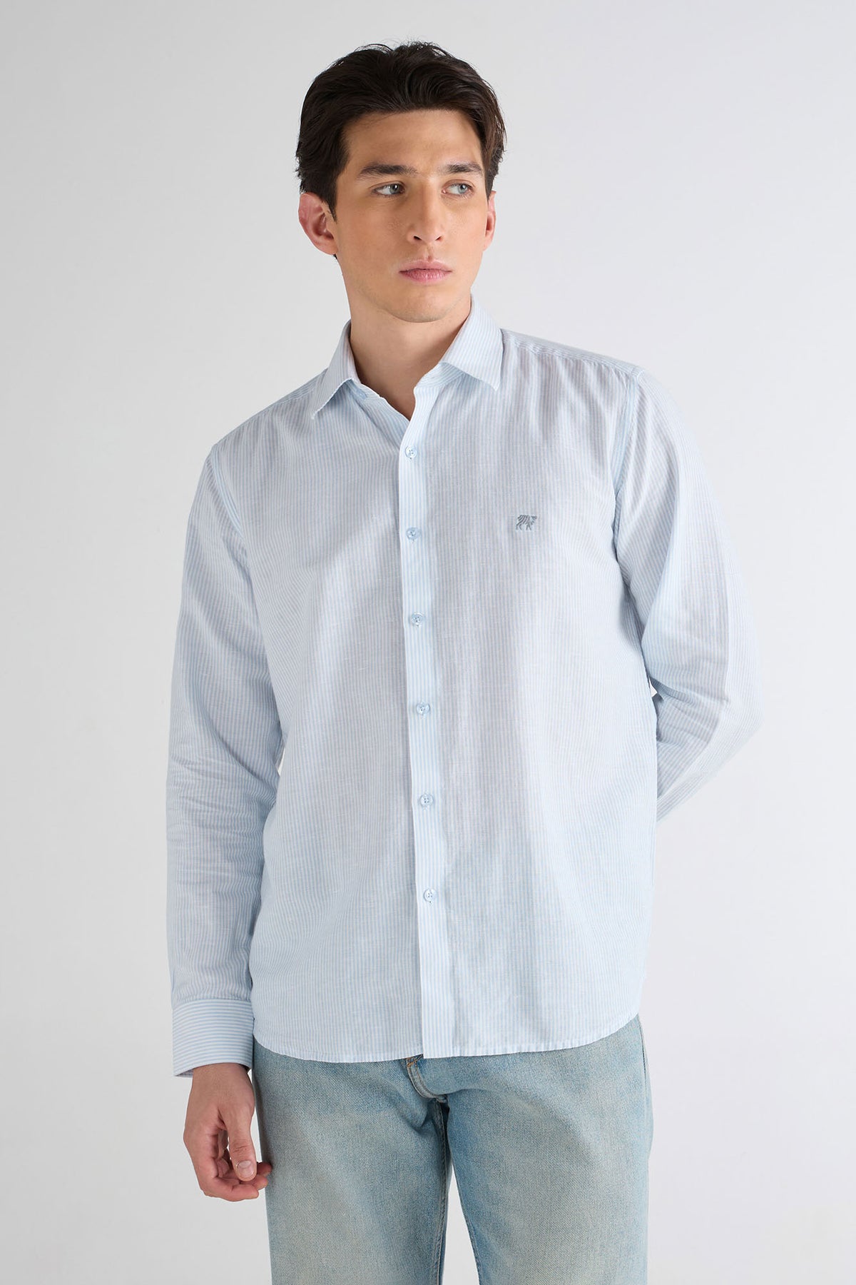 Fine Stripes Linen Shirt
