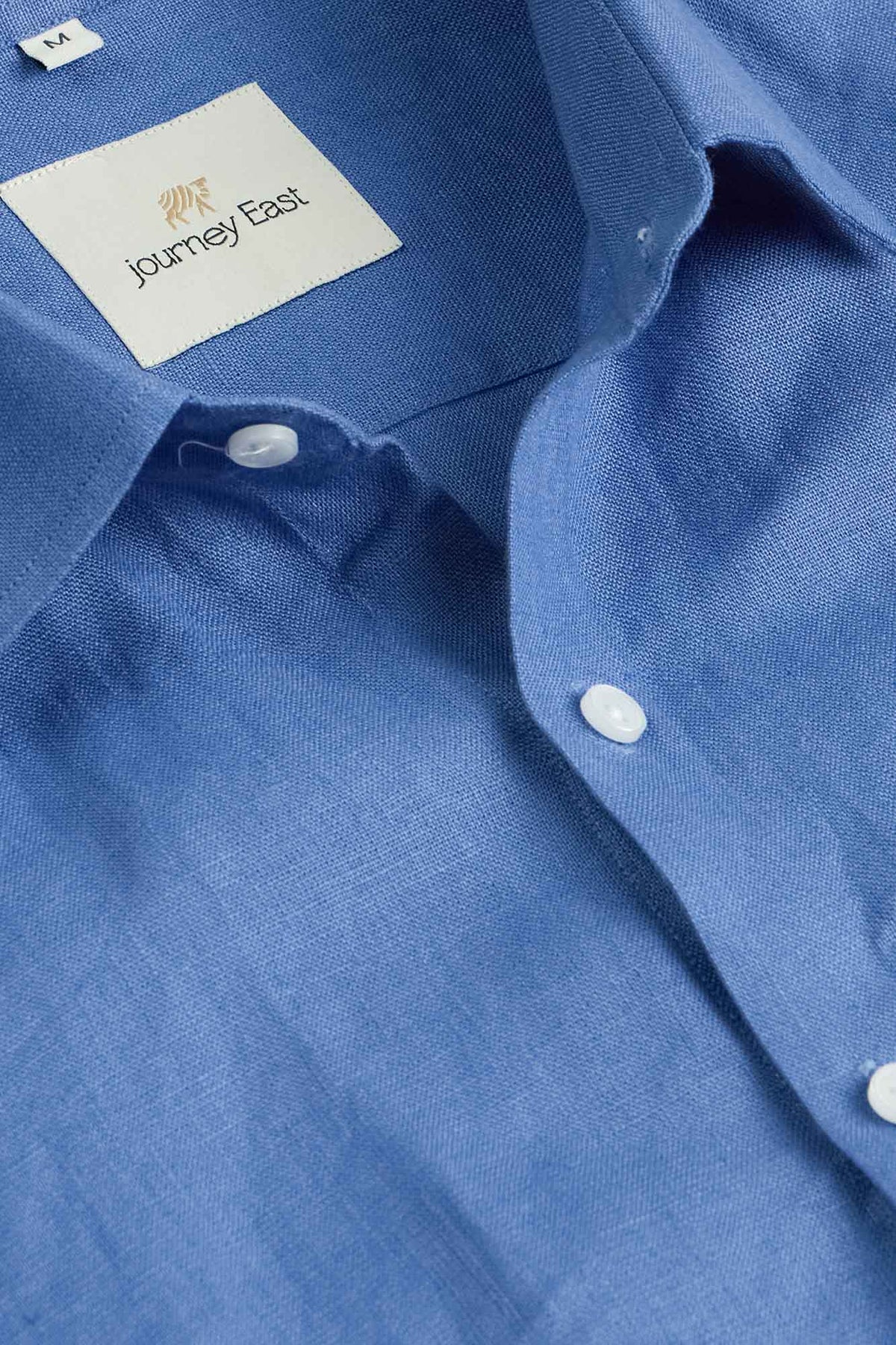Sapphire Mist Pure Linen Shirt