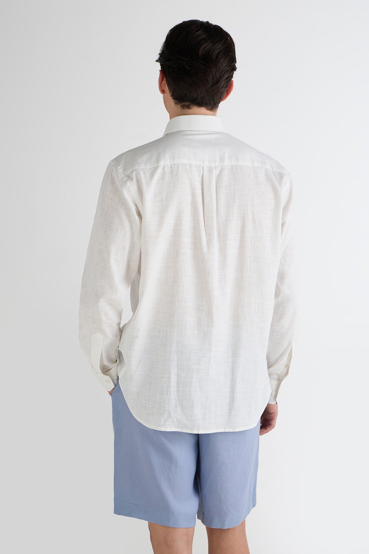 Ivory Coast White Linen Shirt