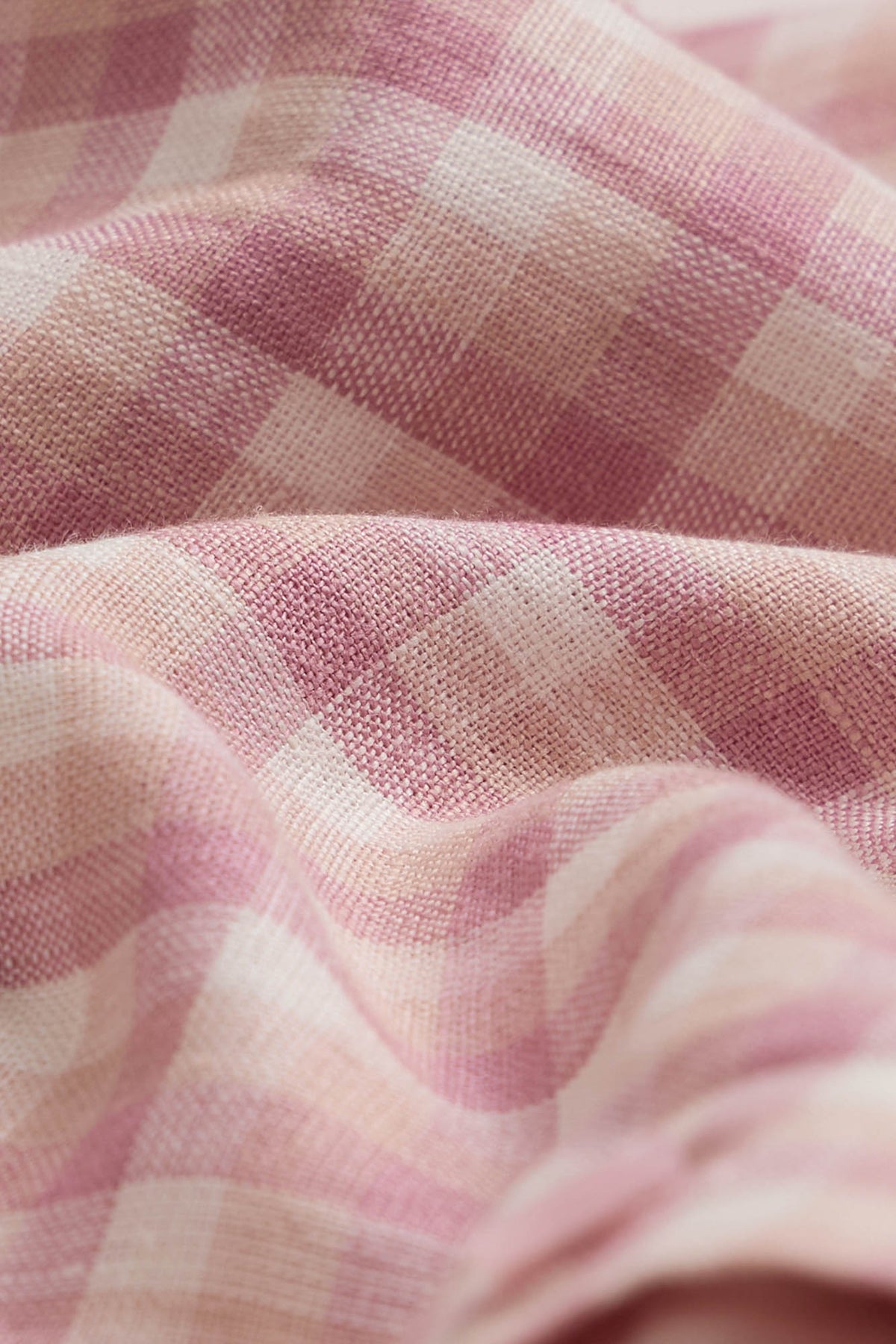 Pastel Check Pure Linen Shirt