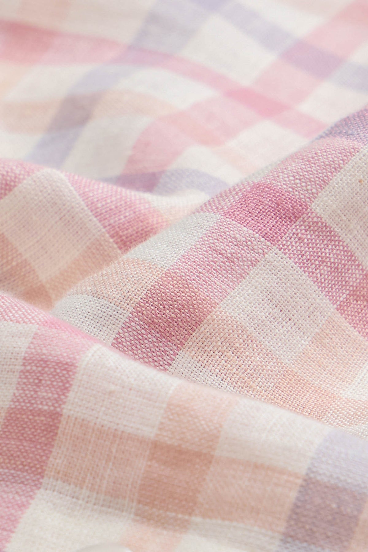 Soft Grid Pure Linen Shirt
