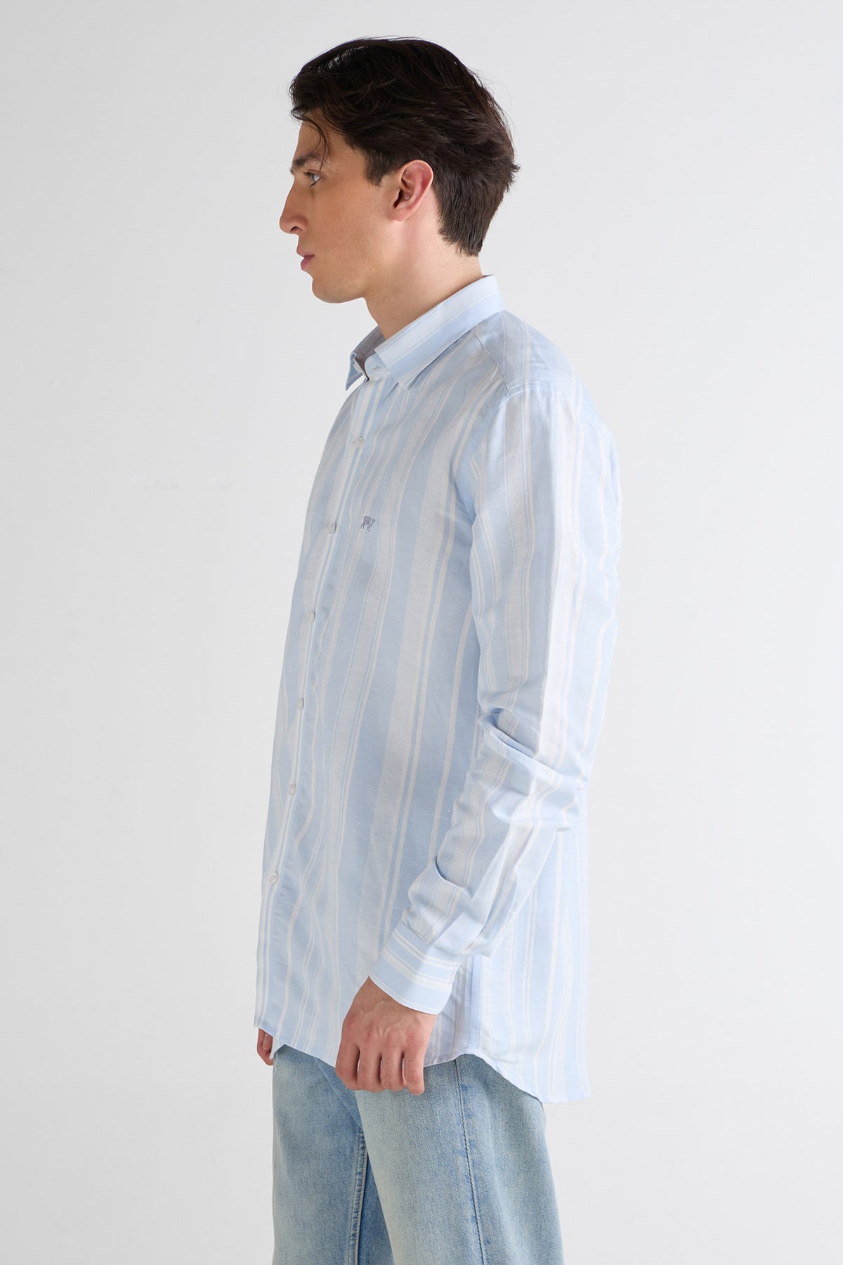 Skyline Stripes Linen Shirt