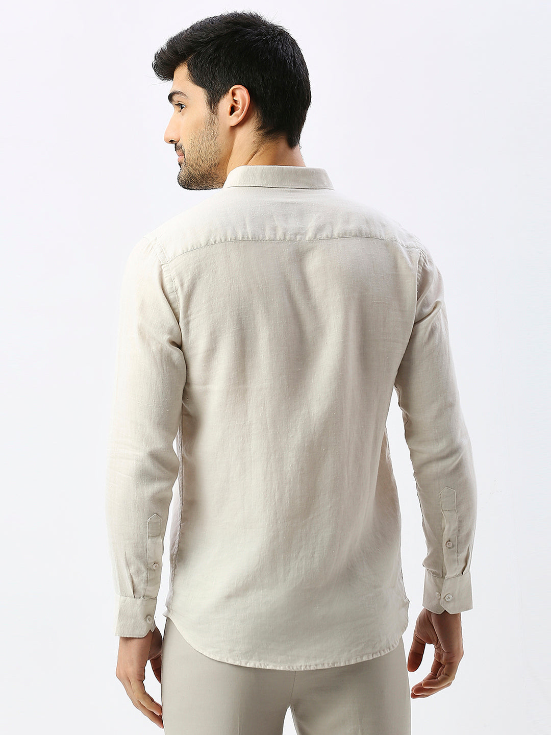 Ivory Pure Linen Shirt